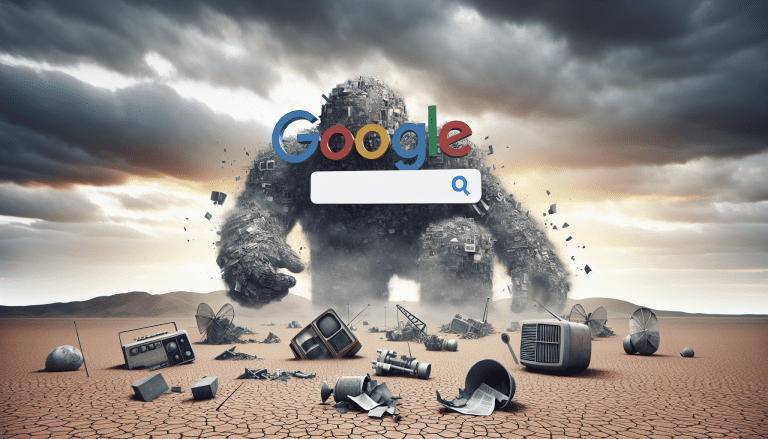 Doucement mais sûrement Google est en train de tuer les médias en ligne