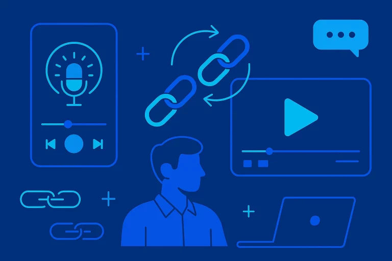 Netlinking : l&rsquo;essor des backlinks issus de podcasts et de vidéos