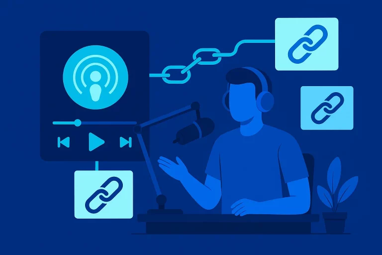 Netlinking : lessor des backlinks issus de podcasts