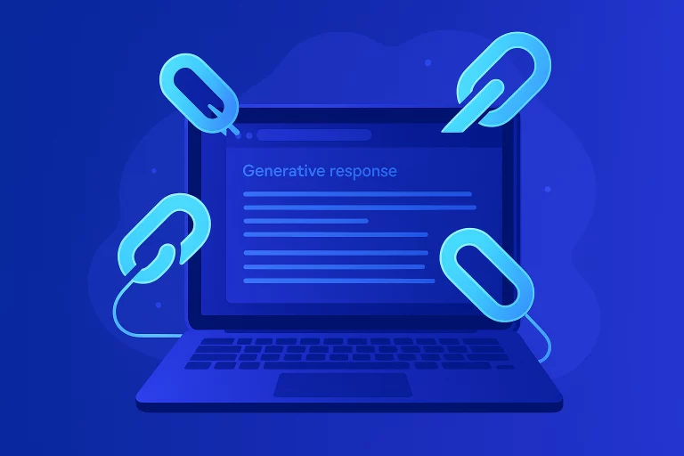 Netlinking : cap sur les liens visibles dans les réponses génératives