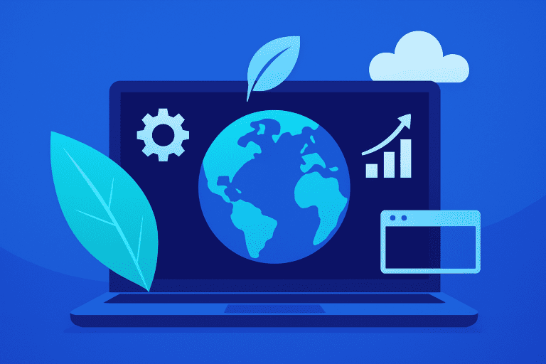 Design durable : réduire l’empreinte carbone des sites